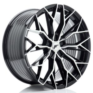 JR Wheels JR49 20x10 ET20-48 5H BLANK Gloss Black Machined Face