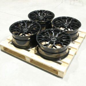 Set of CVR1 19x8 ET25 + 19x9 ET40 5x112 Double Tinted Black
