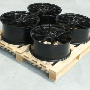 Set of JR44 20x8,5 ET40 + 20x9,5 ET45 5x112 Gloss Black