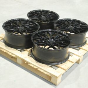Set of JR46 19x8 ET40 5x100 Gloss Black