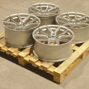 Set of JR30 19x8,5 ET25 + 19x9,5 ET36 5x120 Silver Machined Face