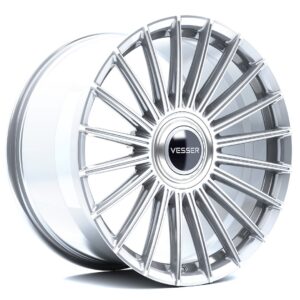 Vesser VSR5 22x10,5 ET10-46 BLANK Silver Machined Face