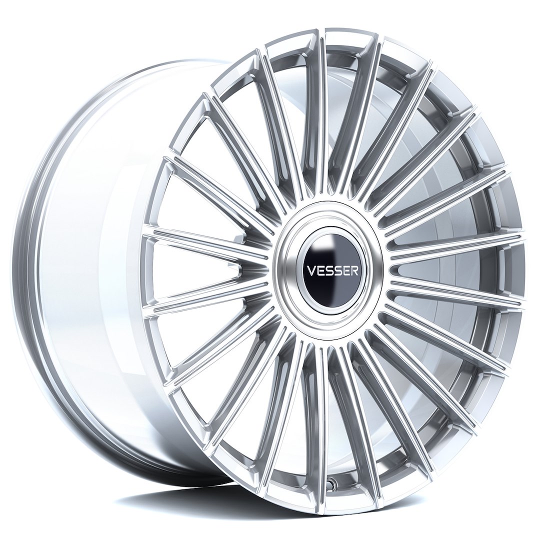 Vesser VSR5 22x11,5 ET16-59 BLANK Silver Machined Face