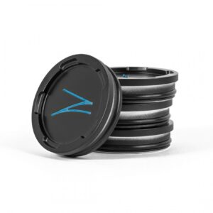 Z Centercaps | Satin Black + Blue Z | default