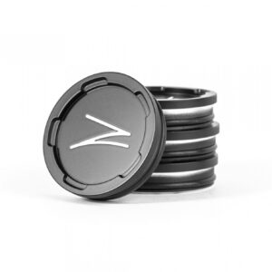 Z Centercaps | Satin Black + White Z | default