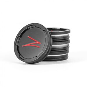 Z Centercaps | Satin Black + Red Z | default