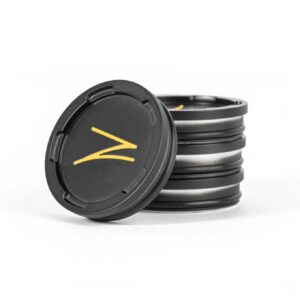 Z Centercaps | Satin Black + Yellow Z | default