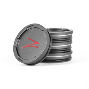 Z Centercaps | Matte Gunmetal + Red Z | default