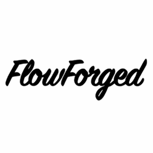 FlowForged Sticker | 25 cm | White | default