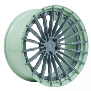 ZP.MODULAR 2 | DEEP CONCAVE - Stone / Foam Green Lip | 10,5J x 22'' ET12 5x112 66.6