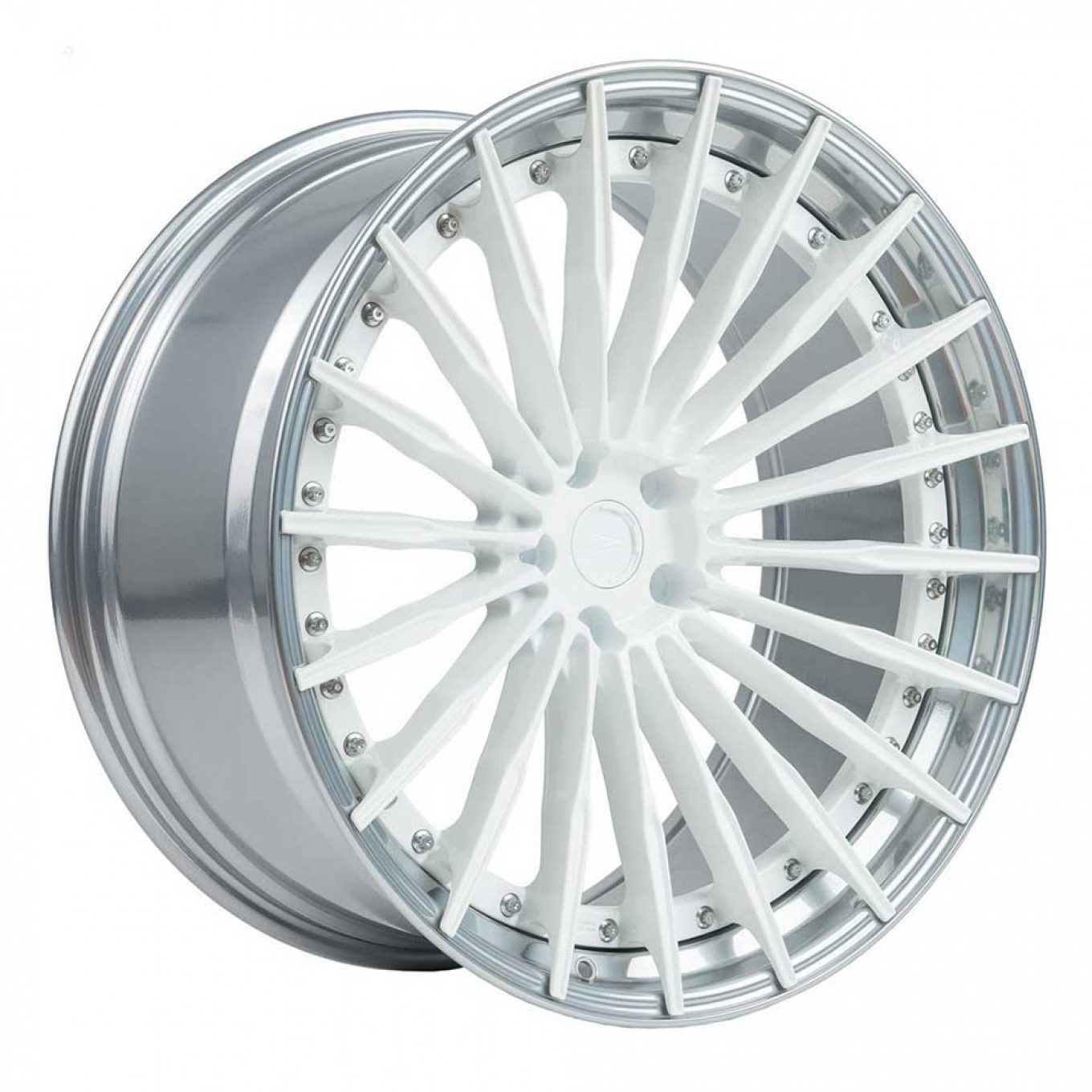 ZP.MODULAR 2 | DEEP CONCAVE - Pur White / Pur Aluminum Lip | 8,5J x 20" ET30 5x112 66,6