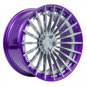 ZP.MODULAR 2 | DEEP CONCAVE - Pur Aluminum / Purple Lip | 8,5J x 20" ET30 5x112 66,6
