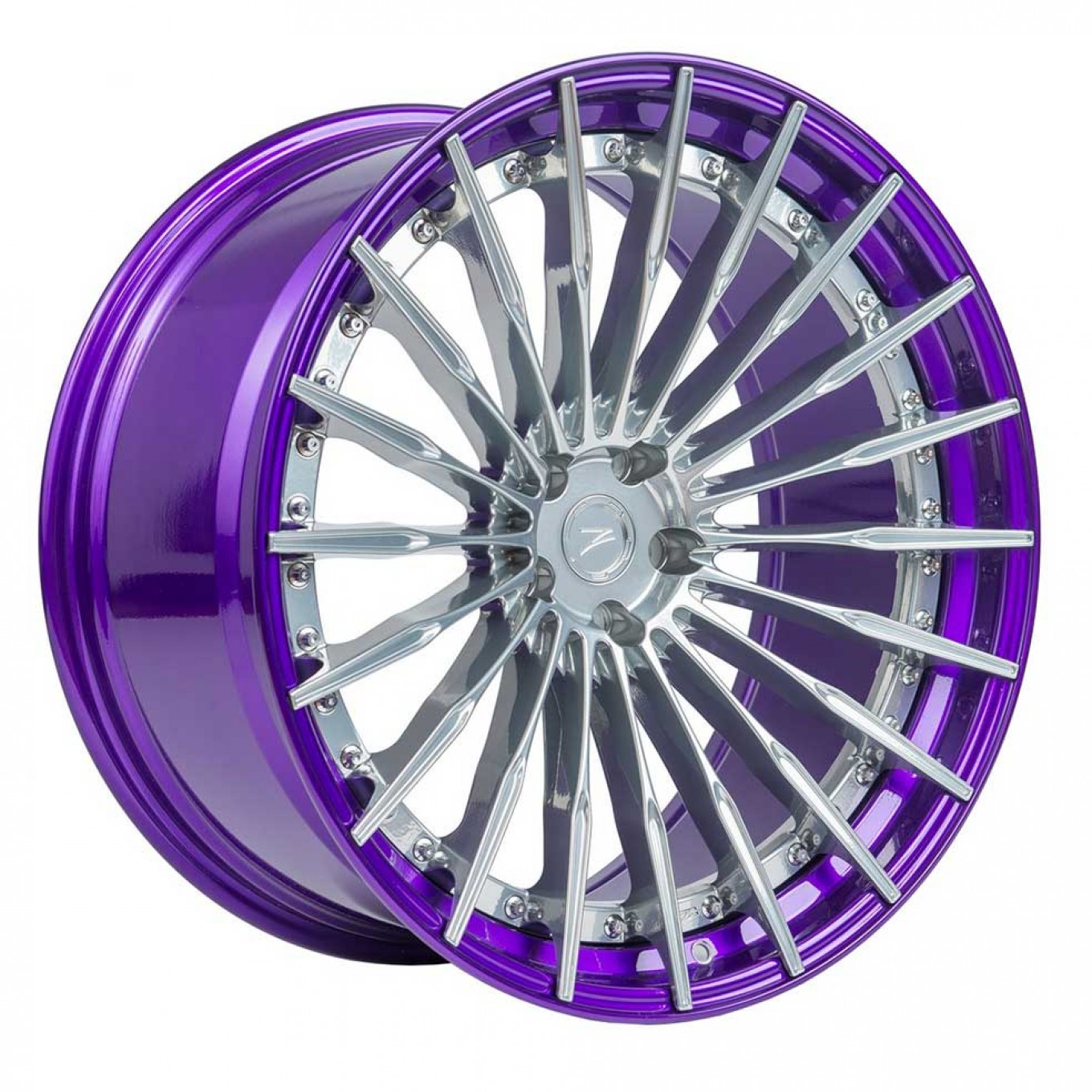 ZP.MODULAR 2 | DEEP CONCAVE - Pur Aluminum / Purple Lip | 8,5J x 20" ET30 5x112 66,6