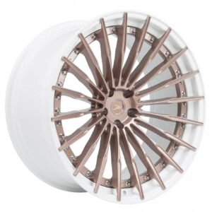 ZP.MODULAR 2 | DEEP CONCAVE - Sparkling Champegne Centers / Pur White Lip | 8,5J x 20" ET30 5x112 66,6