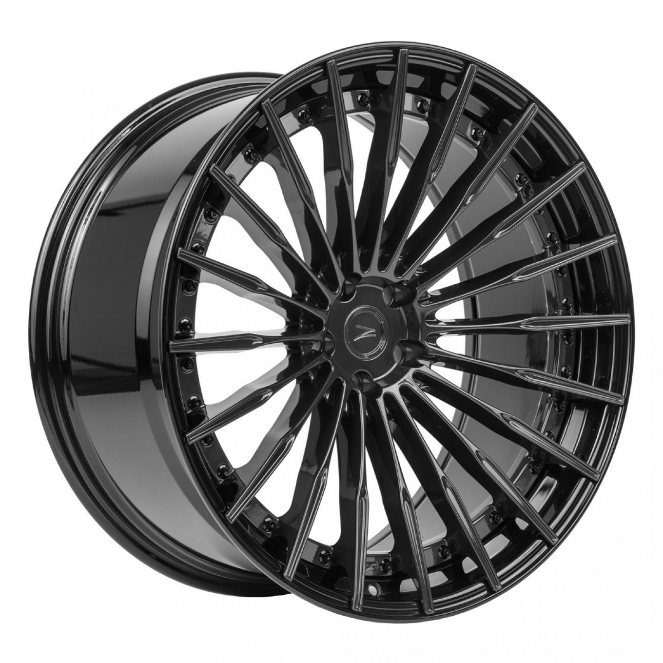 ZP.MODULAR 2 | DEEP CONCAVE - Satin Black Center / Gloss Black Lip | 8,5J x 20" ET30 5x112 66,6