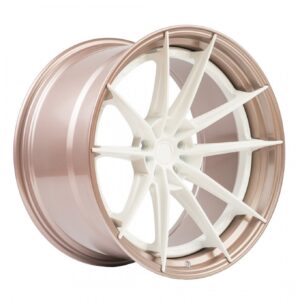 ZP.MODULAR 1 | SUPER DEEP CONCAVE - White Center / Sparkling Champagne Lip | 9,5J x 20" ET22 5x120 72,6