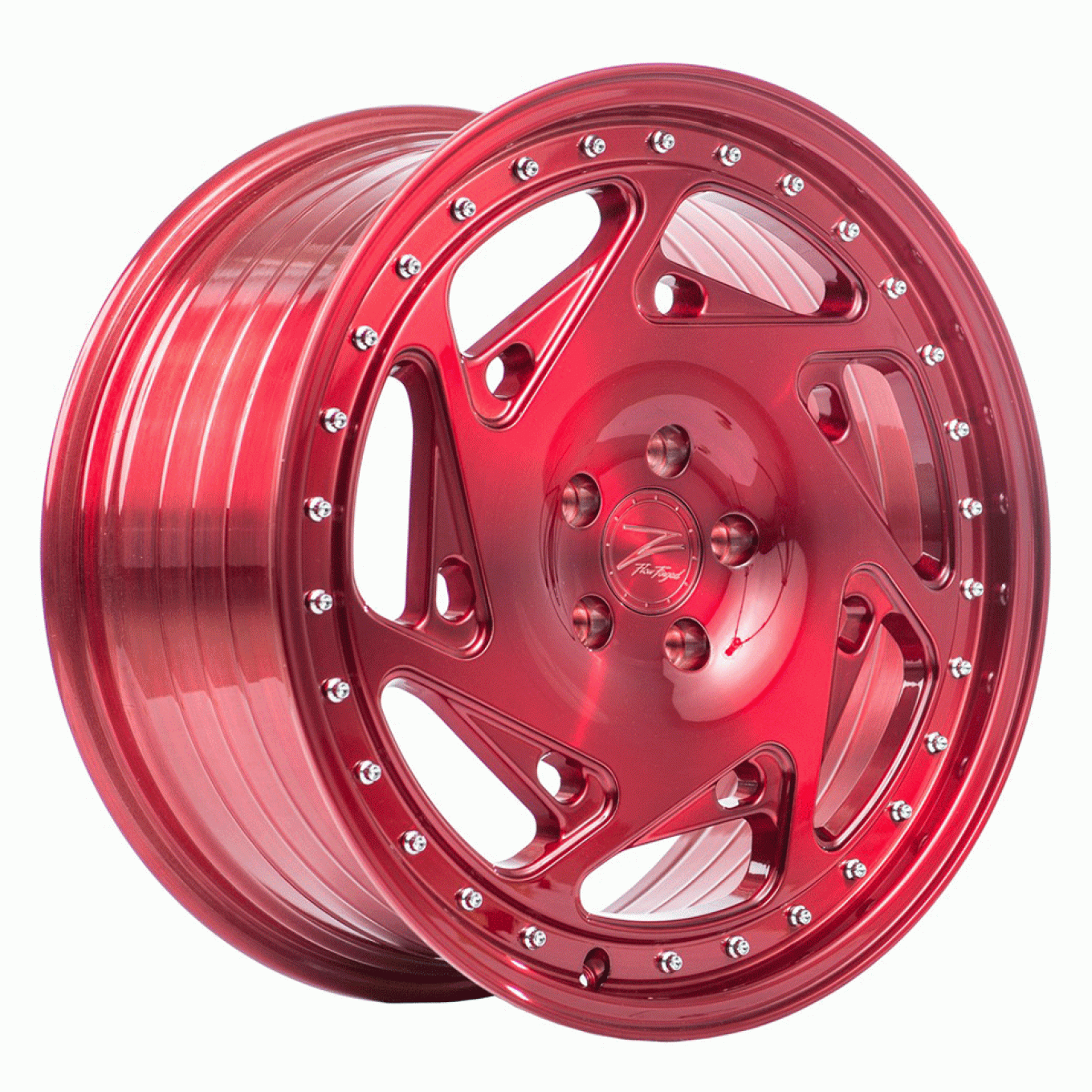 ZP5.1 Flow Forged | Brushed Candy Red | 8,5J x 19" ET45 5x112 66,6 RIGHT