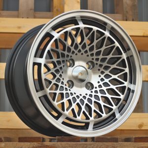 Jante RACIN 15x8 ET25 4x100 - Black Polished