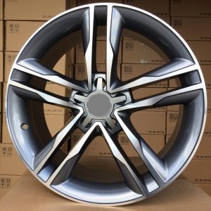 Jante Audi 18x8 ET39 5x112 - Grey Polished+Powder Coating