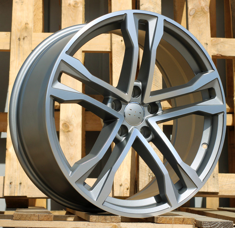 Jante Audi 19x8,5 ET35 5x112 - Grey Polished Half Matt