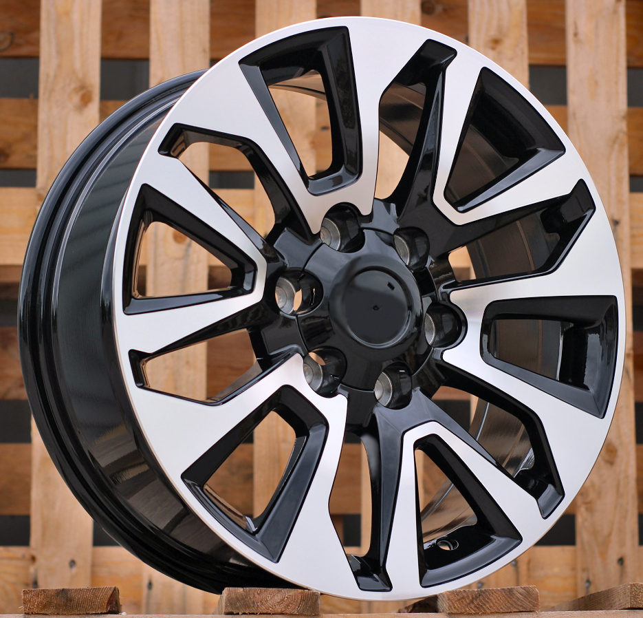 Jante 4X4 18x7,5 ET25 6x139,7 - Black Polished