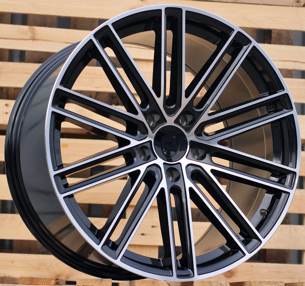 Jante Porsche 21x9,5 ET60 5x130 - Black Polished