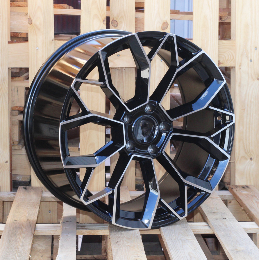 Jante Porsche 21x10 ET50 5x130 - Black Polished