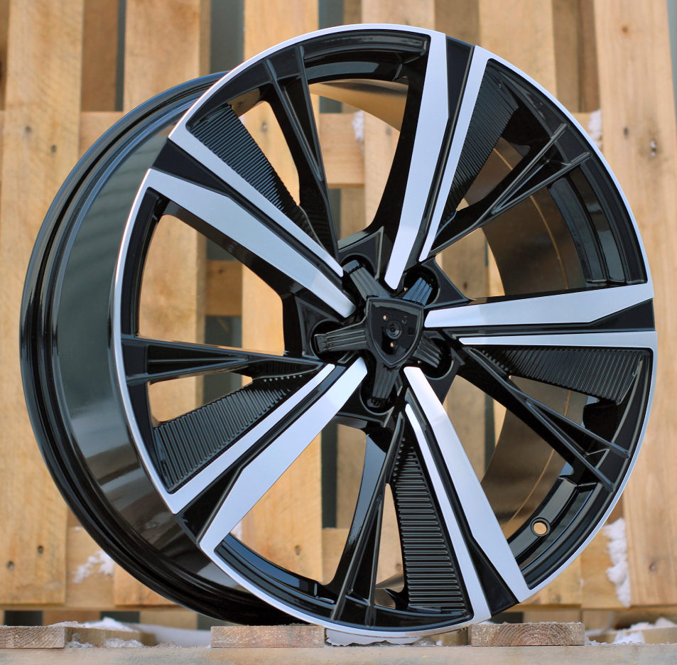 Jante Peugeot 19x8 ET40 5x108 - Black Polished