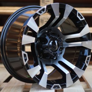 Jante 4X4 15x8 ET-13 5x139,7 - Black Polished