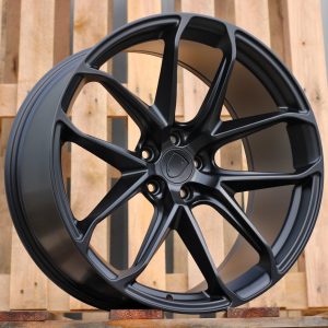 Jante Porsche 21x9 ET26 5x112 - Black Half Matt