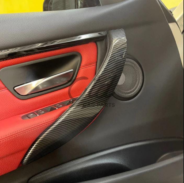 Conjunto de 4 Capas Puxador Carbono Vermelho BMW Série 3/4 F30 F31 F32 F36 - Image 3