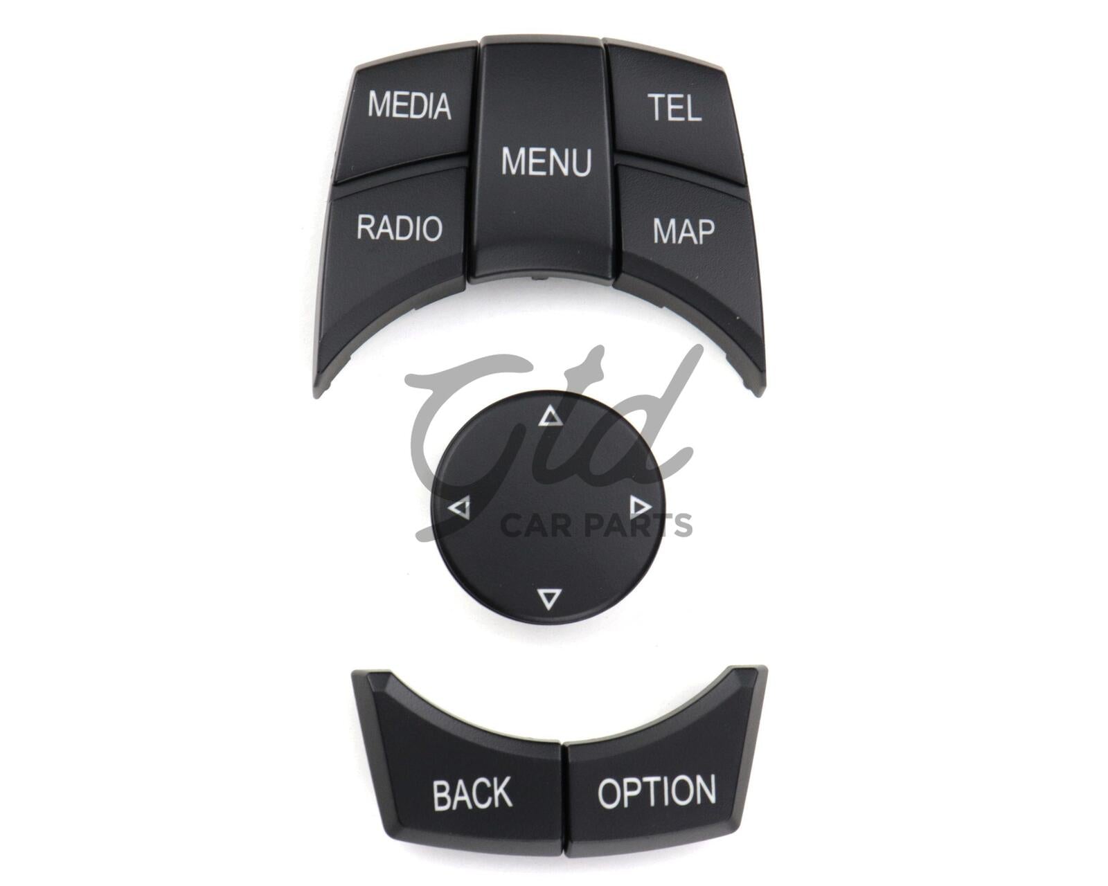 Conjunto de 6 Botões IDRIVE CIC BMW 1/2/3/4/5/6/7 X3 X4 X5 X6 - MEDIA - Image 3