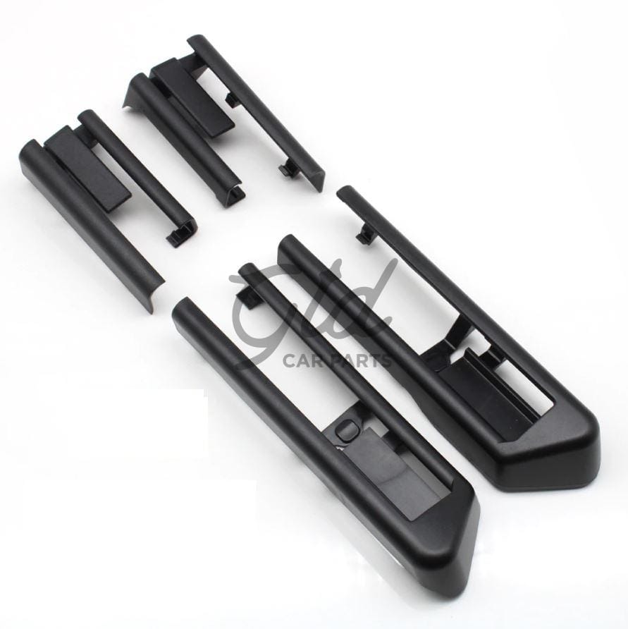 Pack 4 Frisos para Calhas Bancos Preto BMW 5 5GT 7 F10 F01 F07 Pré LCI