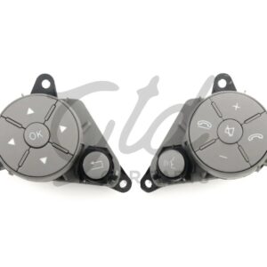 Comandos Volante Cinza Mercedes-Benz Classe C E GLK W212 W207 W204 2008-2014