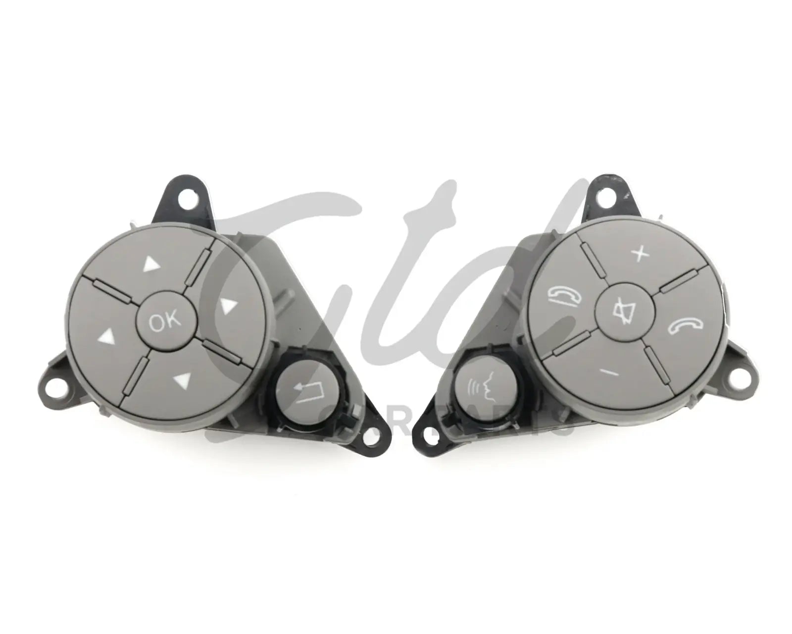 Comandos Volante Cinza Mercedes-Benz Classe C E GLK W212 W207 W204 2008-2014