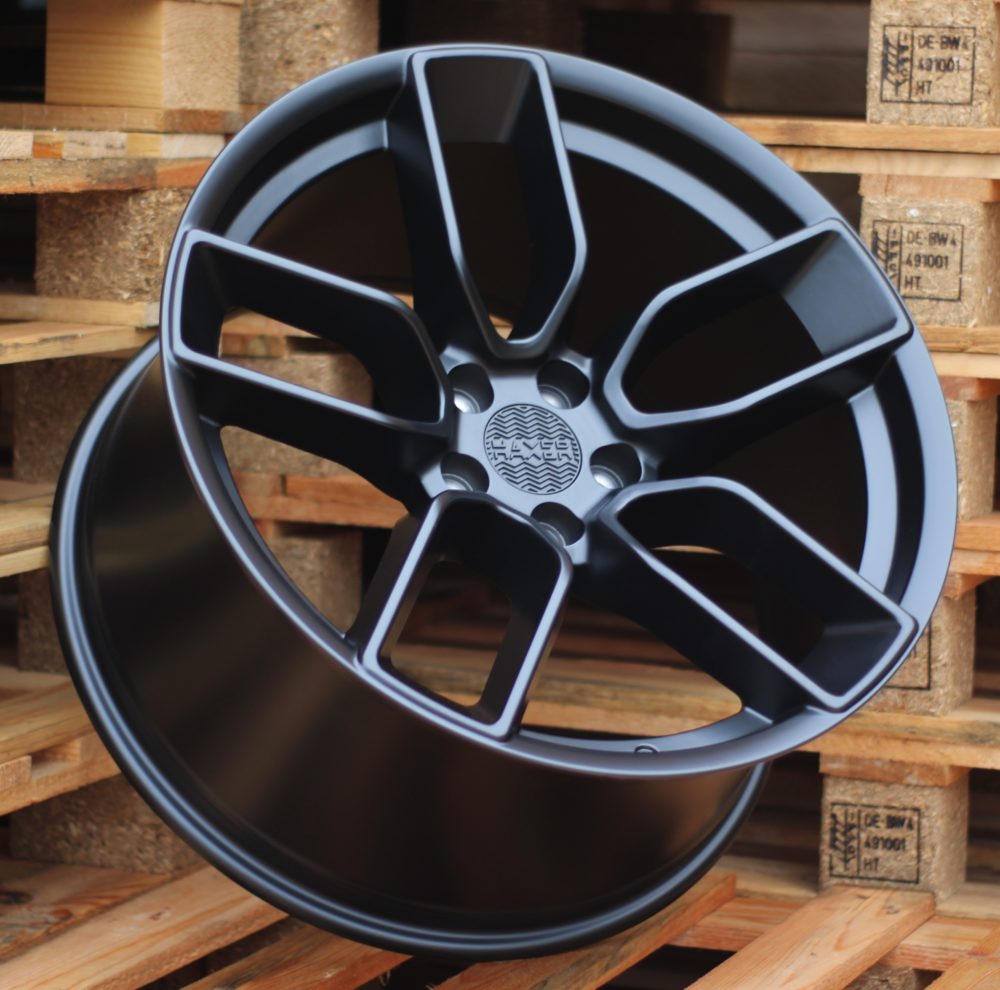 Jante HAXER 20x9,5 ET18 5x115 - Black Half Matt