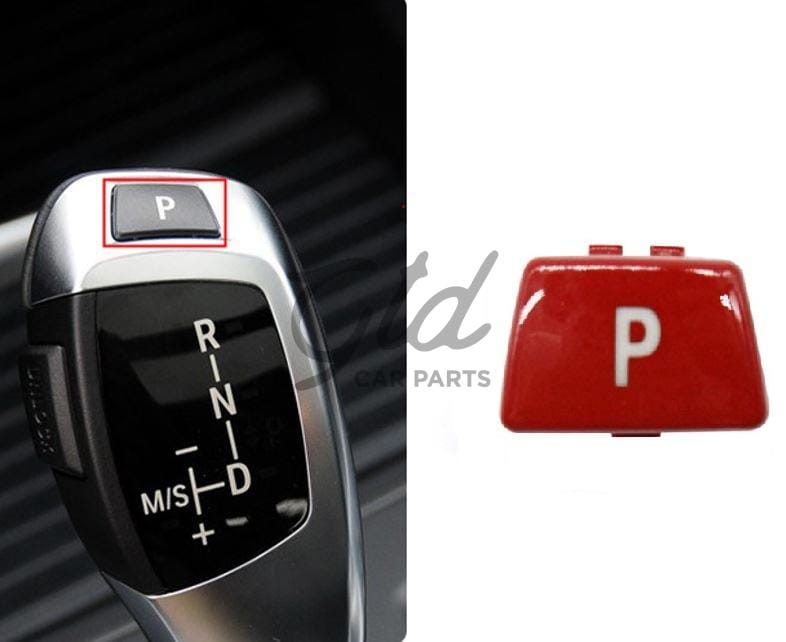 Botão ''P'' Caixa Automática Vermelho BMW Série 3/5 E90 E91 E60 E61