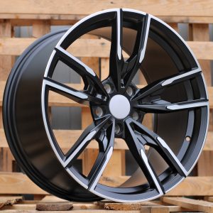 Jante BMW 19x8,5 ET25 5x112 - Black Polished Half Matt