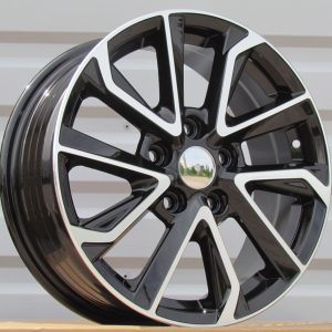 Jante Toyota 16x6,5 ET45 5x114,3 - Black Polished
