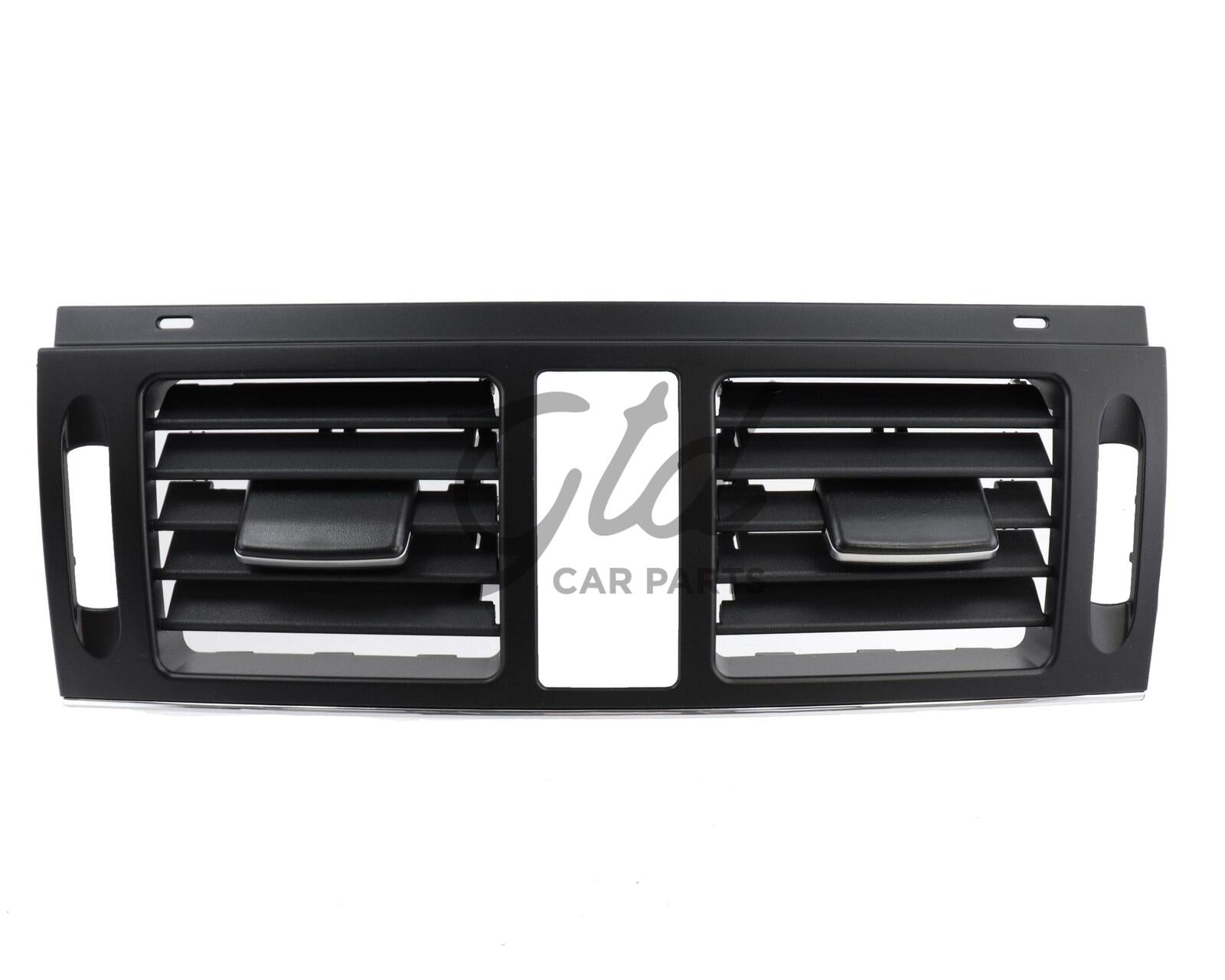 Ventilação Central Frontal Preta Mercedes-Benz Classe C W204 2007-2011 S/ Recorte p/ Botões