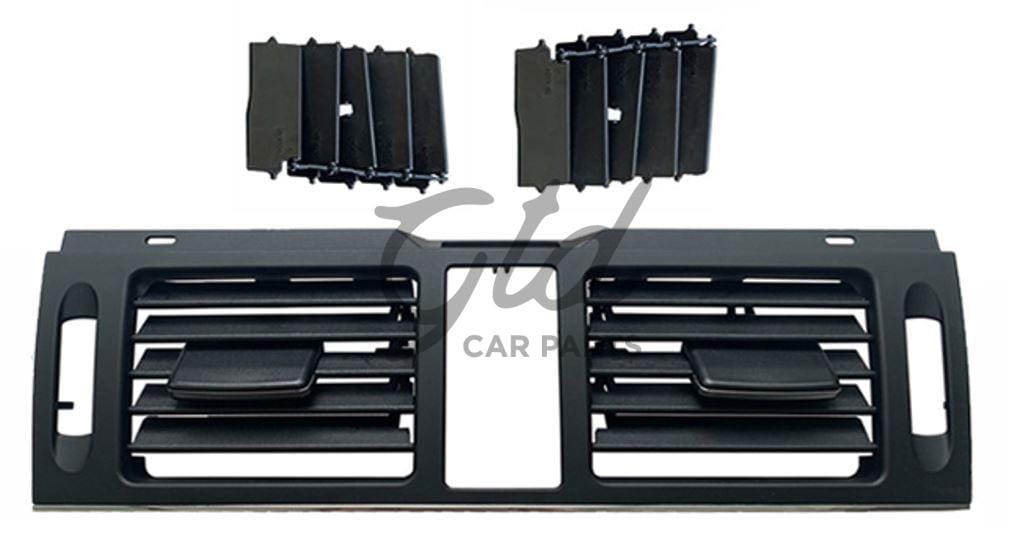 Ventilação Central Frontal Preta Mercedes-Benz Classe C W204 2007-2011 C/ Recorte p/ Botões