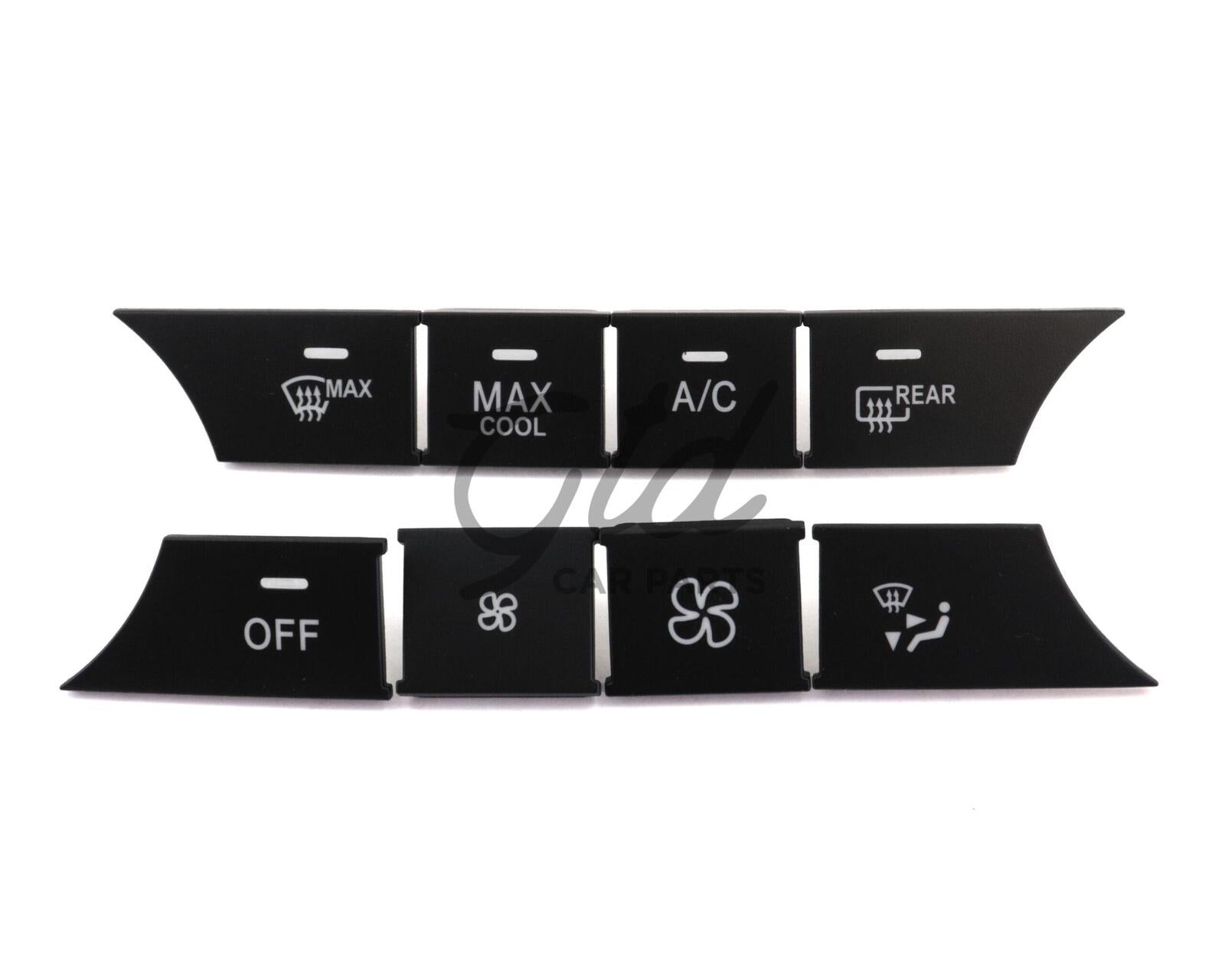 Conjunto de 8 Botões Módulo Ar Condicionado Mercedes-Benz ML GL GLS W166 W292 2012-2019 Versão A - Image 5