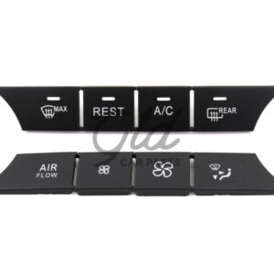 Alternative view of Conjunto de 8 Botões Módulo Ar Condicionado Mercedes-Benz ML GL GLS W166 W292 2012-2019 Versão C