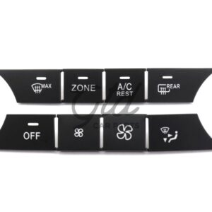 Alternative view of Conjunto de 8 Botões Módulo Ar Condicionado Mercedes-Benz ML GL GLS W166 W292 2012-2019 Versão D
