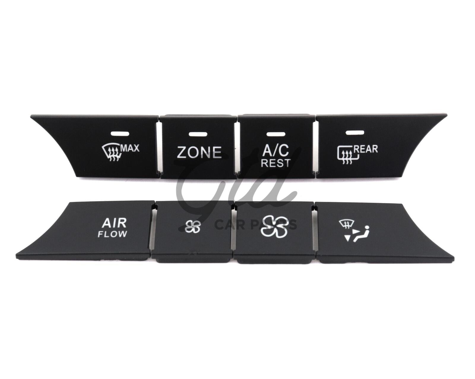 Conjunto de 8 Botões Módulo Ar Condicionado Mercedes-Benz ML GL GLS W166 W292 2012-2019 Versão E - Image 2