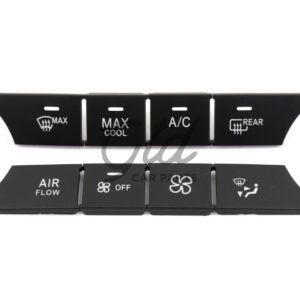 Alternative view of Conjunto de 8 Botões Módulo Ar Condicionado Mercedes-Benz ML GL GLS W166 W292 2012-2019 Versão F
