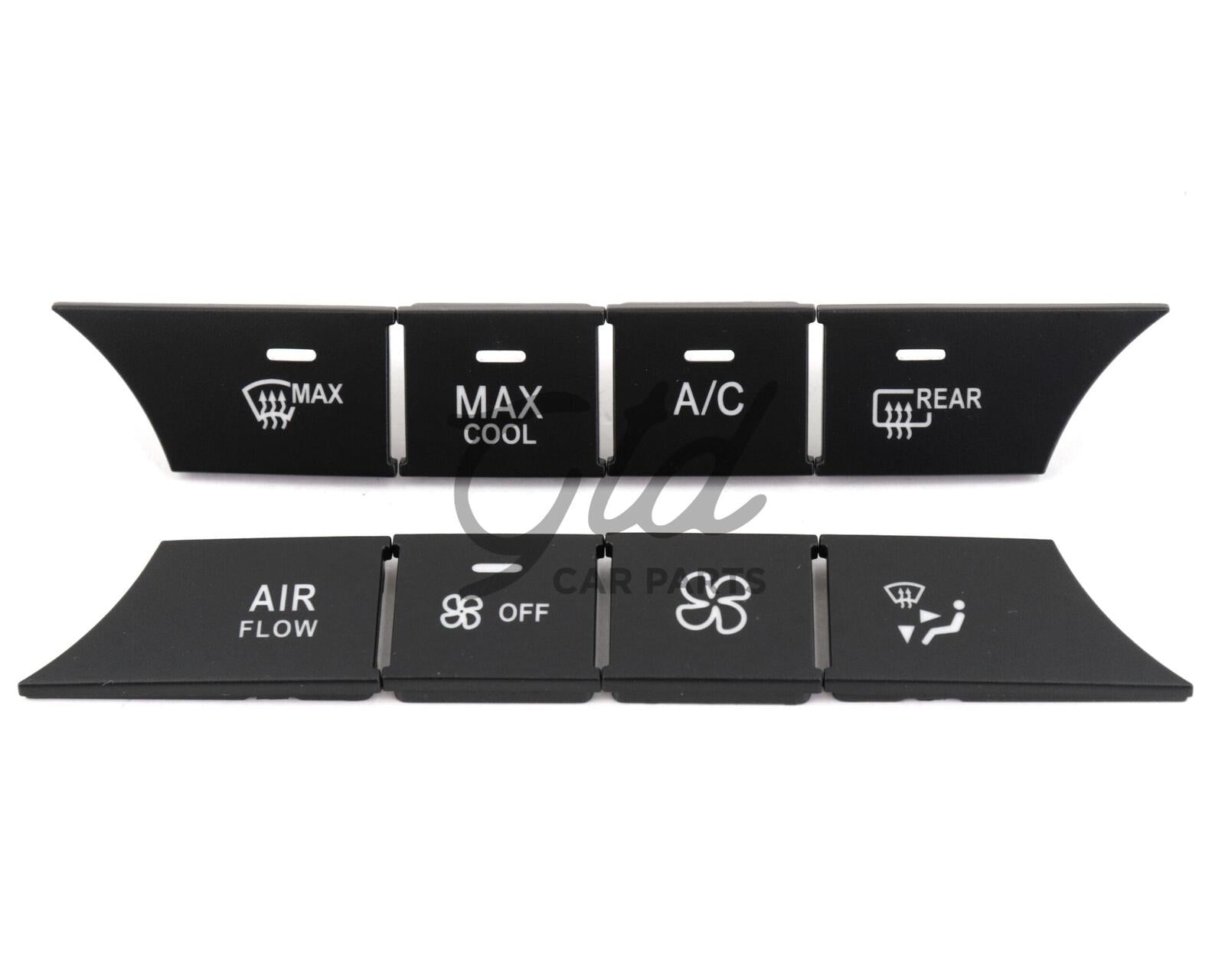 Conjunto de 8 Botões Módulo Ar Condicionado Mercedes-Benz ML GL GLS W166 W292 2012-2019 Versão F - Image 2