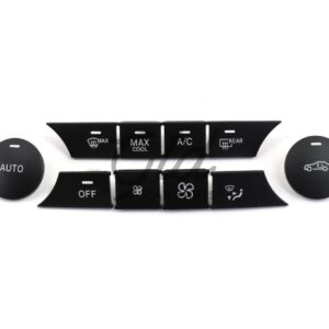 Alternative view of Conjunto de 10 Botões Módulo Ar Condicionado Mercedes-Benz Classe C W204 GLK 2007-2012 Versão B
