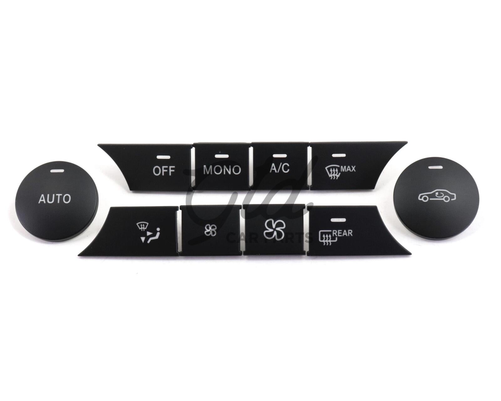 Conjunto de 10 Botões Módulo Ar Condicionado Mercedes-Benz Classe C W204 GLK 2007-2012 Versão C - Image 6