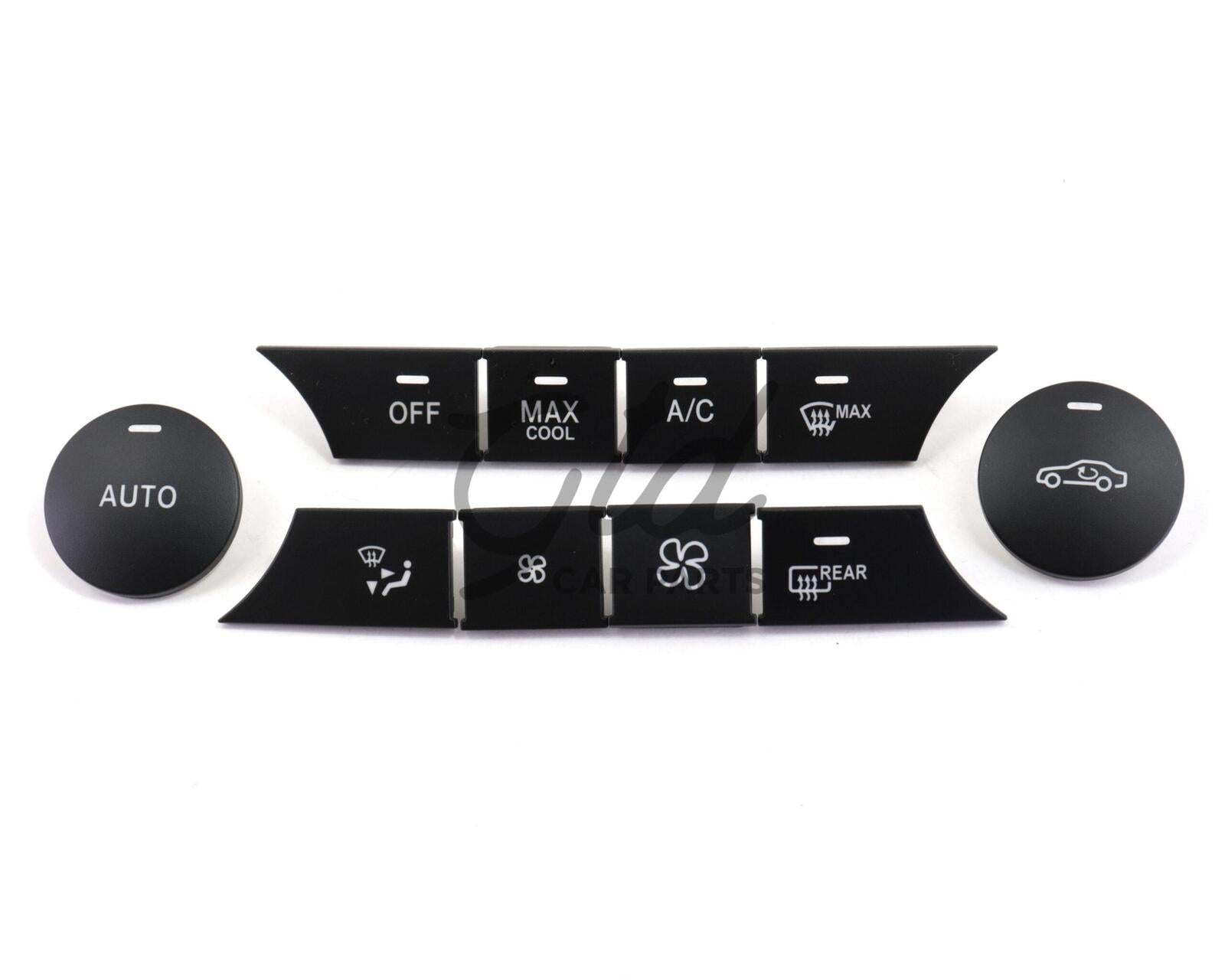 Conjunto de 10 Botões Módulo Ar Condicionado Mercedes-Benz Classe C W204 GLK 2007-2012 Versão D - Image 6